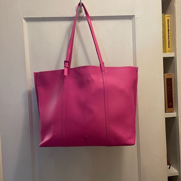 Thacker leather Pink Tote Bag - Picture 1 of 4